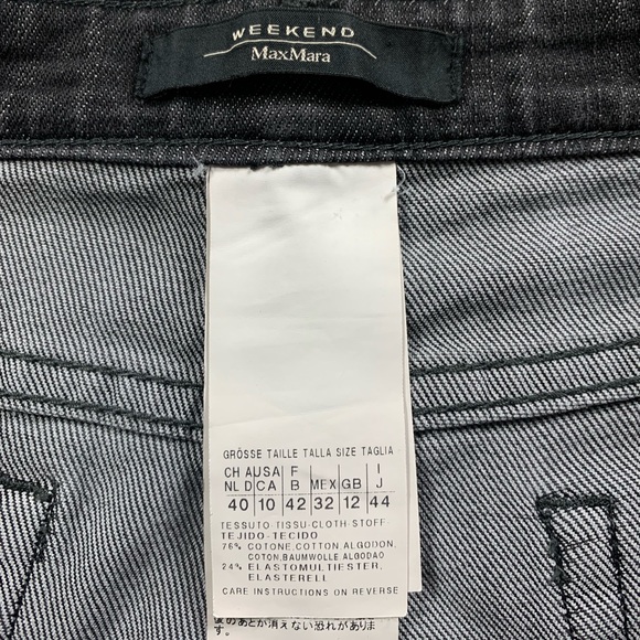 Weekend Max Mara Slim Stretch Grey Jeans - Picture 7 of 13